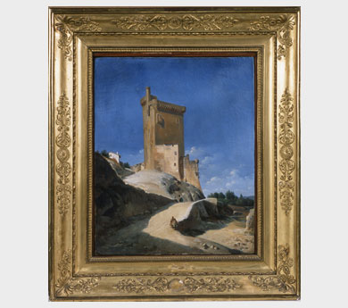 Coignet, Jules-Louis-Philippe : <i>Vue de la tour Philippe le Bel à Avignon</i>, 1830